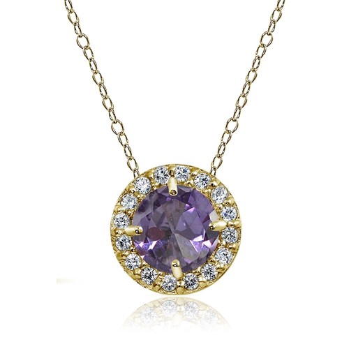 Collier halo rond argent - collier,