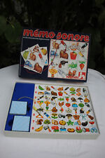 Jeu de mémoire avec signal Mémo Sonore Initiation Nathan Vintage