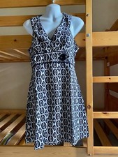 robe trapèze noir et blanc Morgan style vintage 36