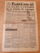 WW2 GUERRE 39/45 JOURNAL