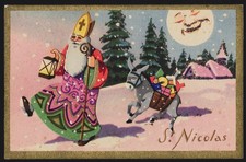 REF AF NOEL II -37- ST NICOLAS carte postale ancienne -éditeur IDA PARIS