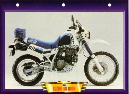 Fiche moto suzuki 600 - moto,