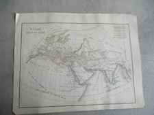 MONDE CONNU DES ANCIENS CARTE