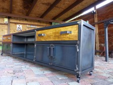 Meuble Tv industriel mètal bois brocantetendance 