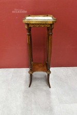 Petite Table en Bois Avec Plan En Marbre H 83cm