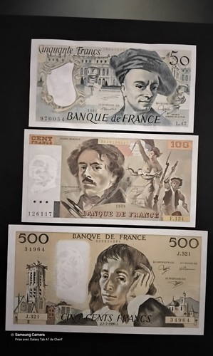 Billets banque 50fr - 3,