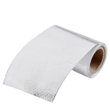 Rouleau de ruban isolant élégant pour tête d'échappement couleur argent avec