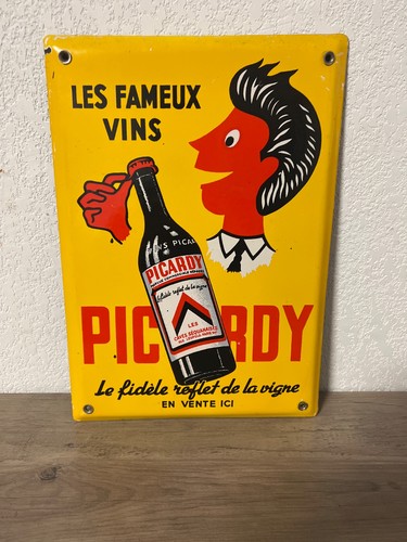Ancienne plaque emailee - , les