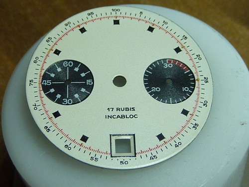 Cadran montre chronographe - cadran,
