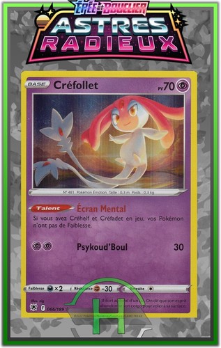 Créfollet holo eb10 astres - holo,