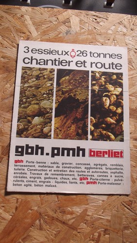 Catalogue brochure berliet - catalogue/brochure,