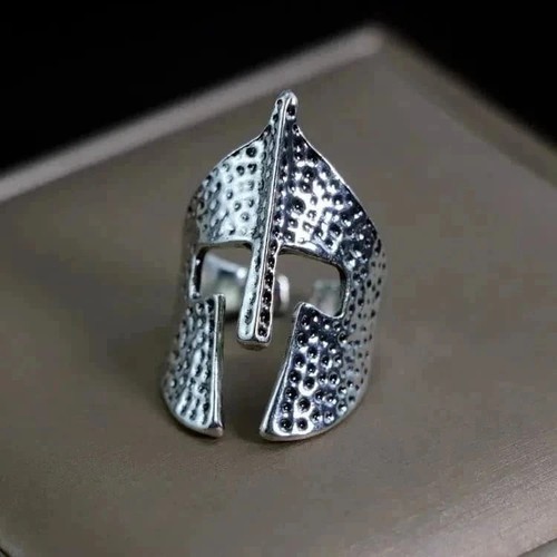 Bague casque guerrier - bague,