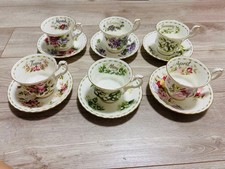 Lot de 6 tasses à thé Royal