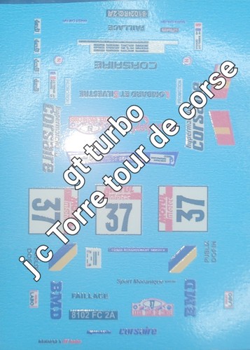Decals turbo j - r5, gt