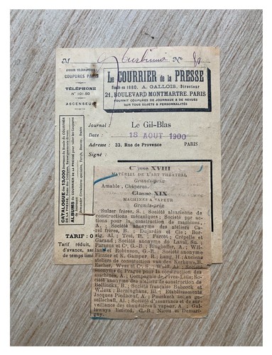Alsace lettre belle - belle, époque