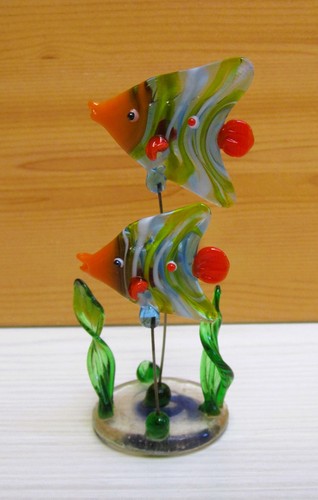 figurine POISSONS vintage en