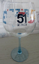 Verre à pied Pastis 51 Piscine Design by Tabas Hauteur 18,5 cm