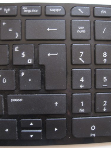 Une touche clavier - une,