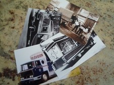 4 Photos Camions anciens avec Publicité  LKW old trucks tirage récent 10x15