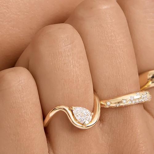 Bague fiançailles diamant - de,