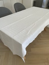 Ancien Coupon de tissus épais / Drap / Toile / Rideaux / Nappe - 266 x 102 cm