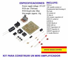 Mini Amplificateur Kit Projets DIY Sonore Électronique Expérience Audio Musique