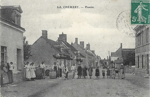 Cpa chemery pissette - -,