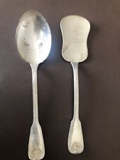 Couverts de service à mignardises en métal argente Wiskemann Bruxelles