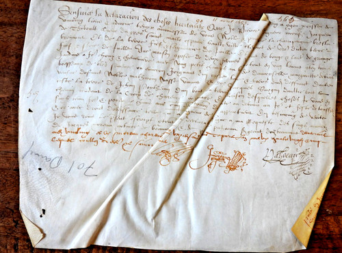 Juille bretagne parchemin de - juille,