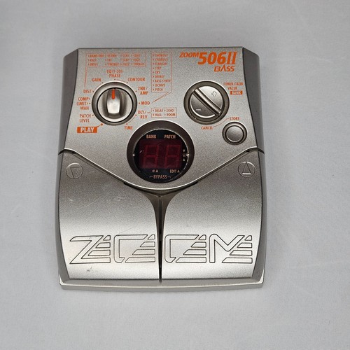 Zoom 506ii bass effects pedal - zoom,