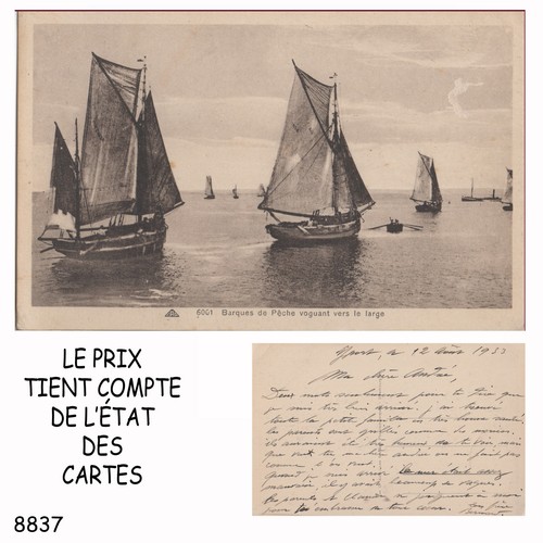 8837 cpa carte - carte, postale
