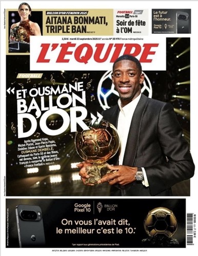 Journal equipe 23 - l'equipe, du