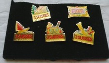 Lot de 5 Pin's de collection "