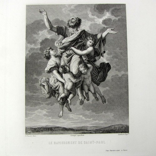 Gravure ravissement paul - gravure, st