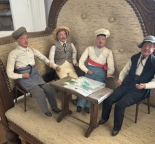 SANTONS DE CRECHE SCOFFIER  la partie de cartes  de MARCEL PAGNOL  / COLLECTION