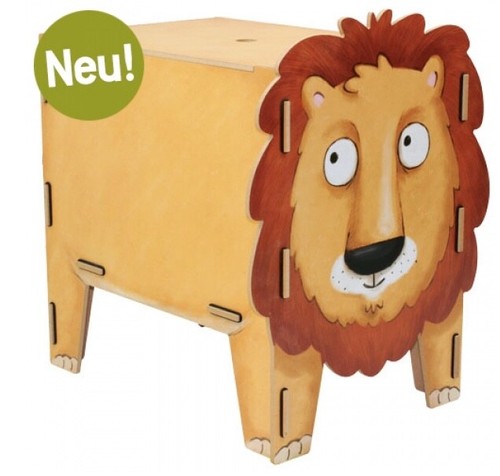 Coffre jouet lion kit - lion, en