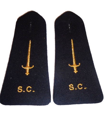 Tres rare paire - tres, epaulettes