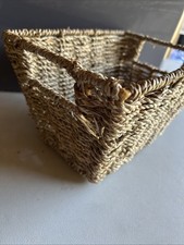 Petit Panier De Rangement En Paille