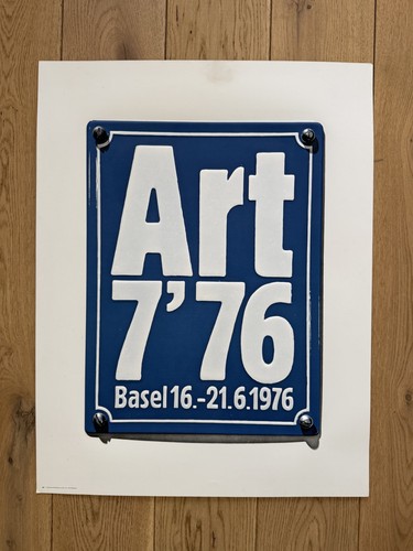 Art basel poster - art, design