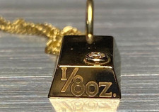 Pendentif Cartier lingot