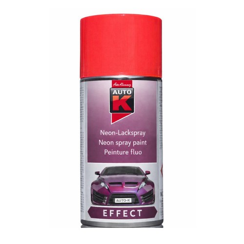 Bombe peinture rouge fluo - de,