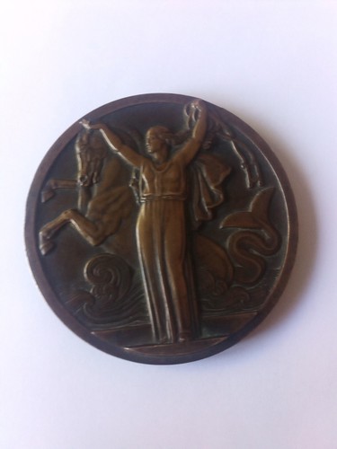 Médaille bronze paquebot - bronze,