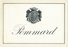 Ancienne Etiquette Vin de Bourgogne-Pommard-Grappe vigne-R.157