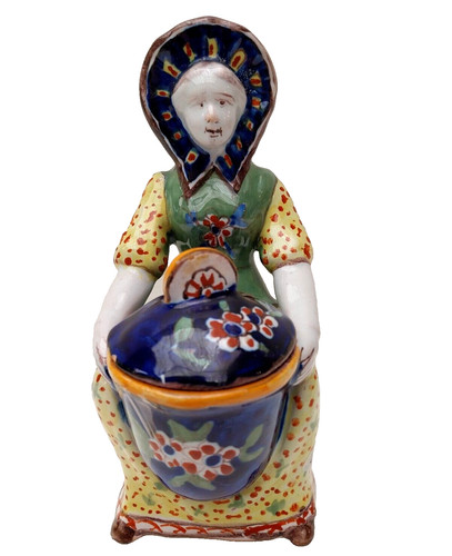 Ancien moutardier faïence - ancien,