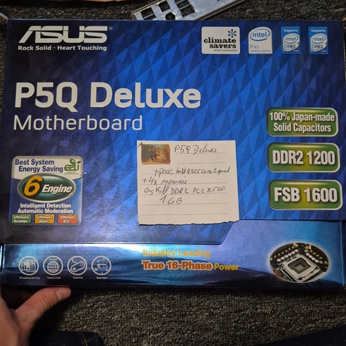 Asus p5q deluxe - deluxe, intel