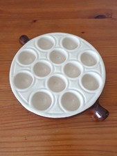 Assiette à escargots vintage