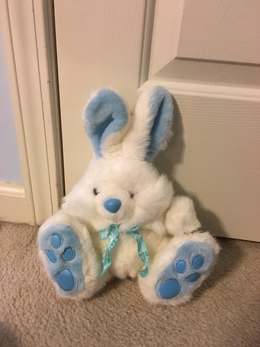 Vintage toy rama - white, blue