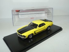 FORD MUSTANG BOSS 302 LHD 1969 Jaune et Noir TRAX TRR91D 1:43