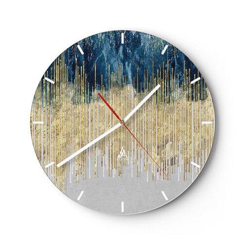 Horloge murale verre - horloge,