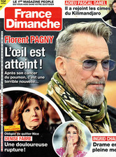 FRANCE DIMANCHE  N° 4066 FLORENT PAGNY DENISE FABRE INGRID CHAUVIN P DANEL ...